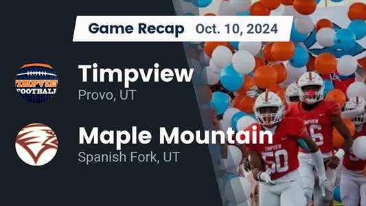 Football Recap: Maple Mountain Finds Playoff Glory Versus Northr