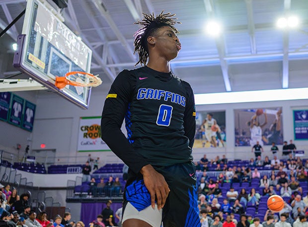Gateway Charter forward celebrates after throwing down impressive dunk. (Photo: Eugene Alonzo)