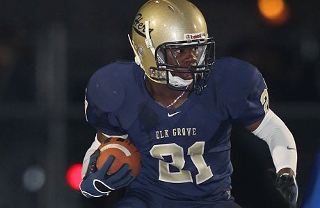 Elk Grove's Waddus Parker rushed for 127 yards in week 1. 