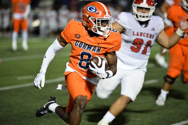 Bishop Gorman wide receiver Greg Toler had a hand in four touchdowns as the fifth-ranked Gaels beat No. 12 Orange Lutheran 55-28 in a MaxPreps Top 25 showdown in the desert. (Photo: Jules Karney)