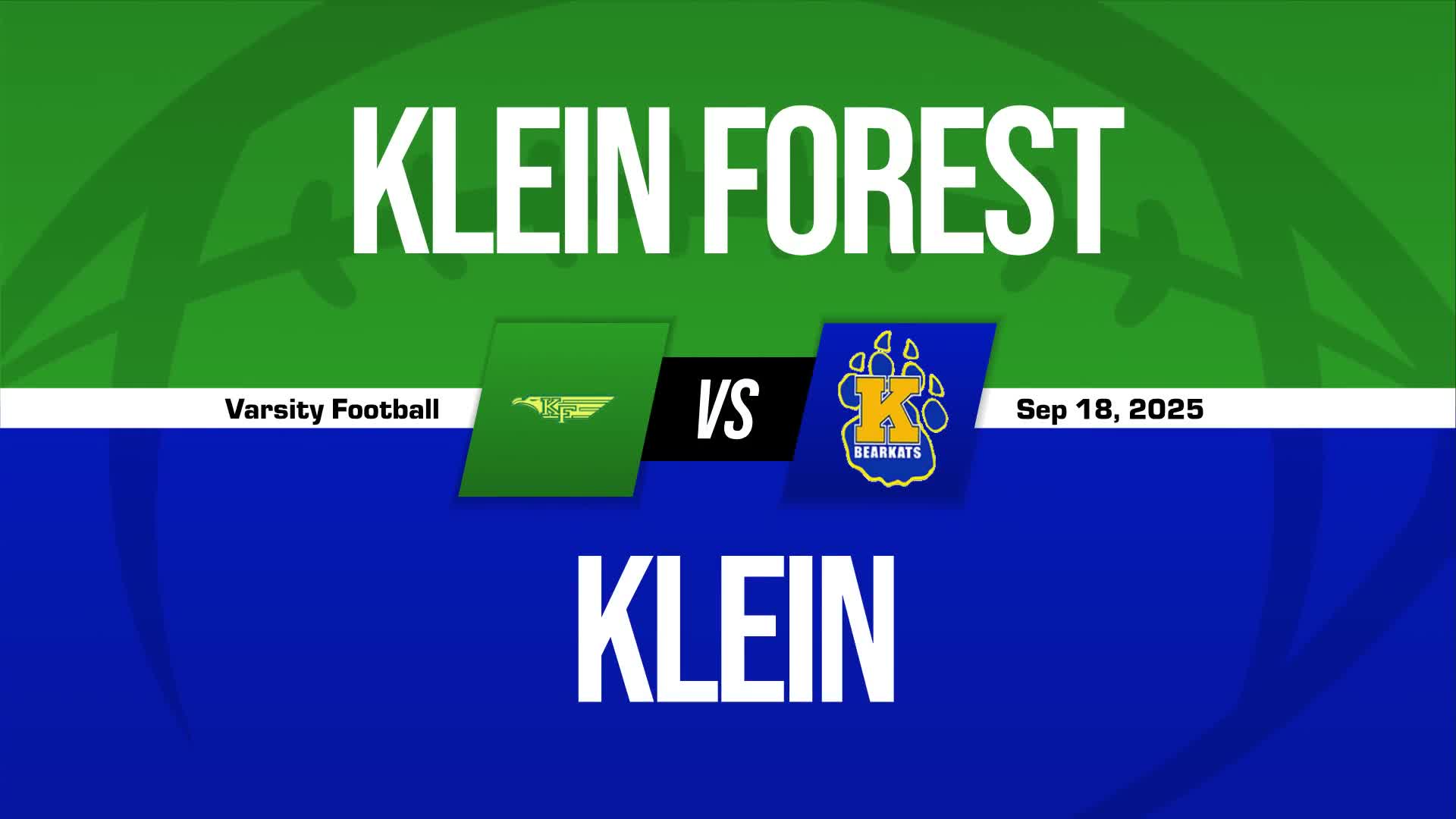 Football Recap: Klein Forest Drops Season-High Score on Tomball Memorial + How To Watch