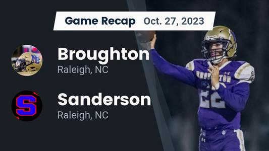 Football Game Recap: Broughton Capitals vs. Sanderson Spartans