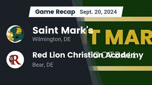 Football Game Preview: St. Mark's Spartans vs. Caesar Rodney Rid