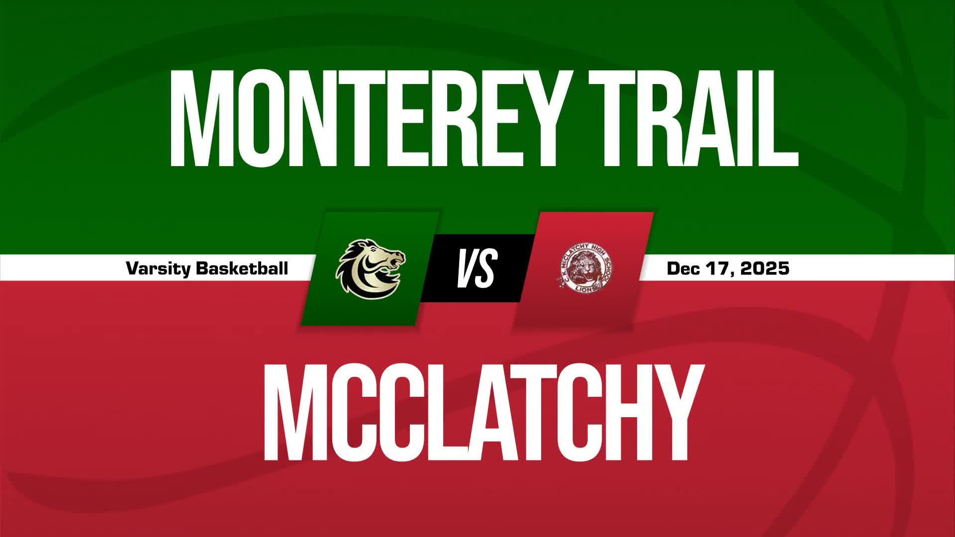 Basketball Recap: Monterey Trail Gets the Win