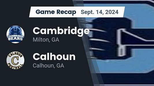 Football Game Preview: Cambridge Bears vs. East Coweta Indians