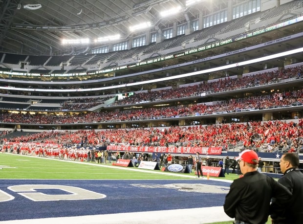 A big crowd was on hand to see Cedar Hill face Katy in the 2014 Class 6A Division II final.