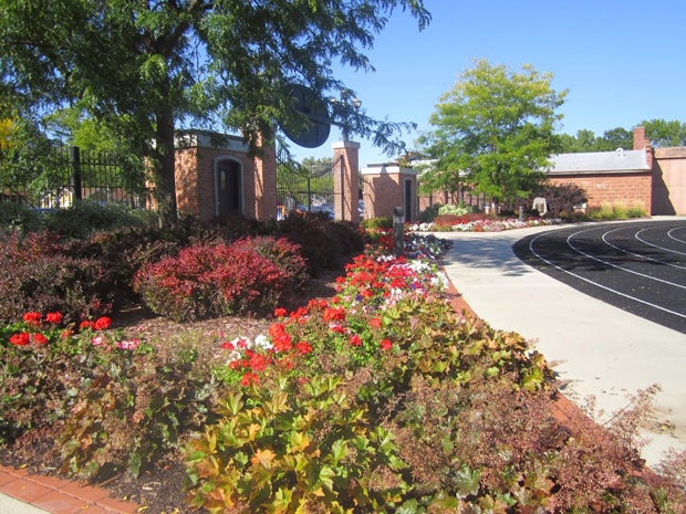 Gardens were added to the stadium during a 2008 renovation.