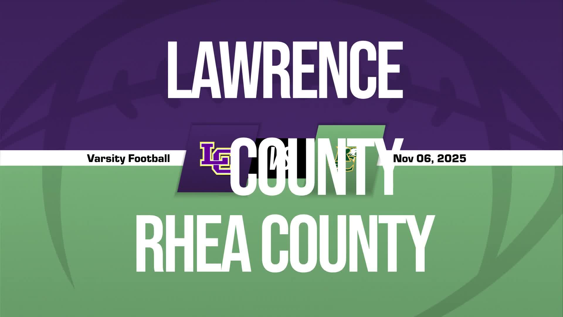 Football Recap: Lawrence County Falls Short of Halls in the Playoffs + How To Watch