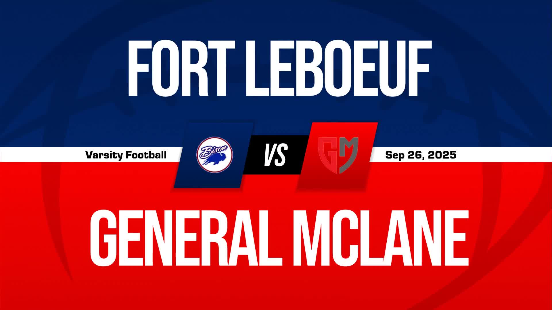 Football Recap: General Mclane Skates Past Meadville with Ease