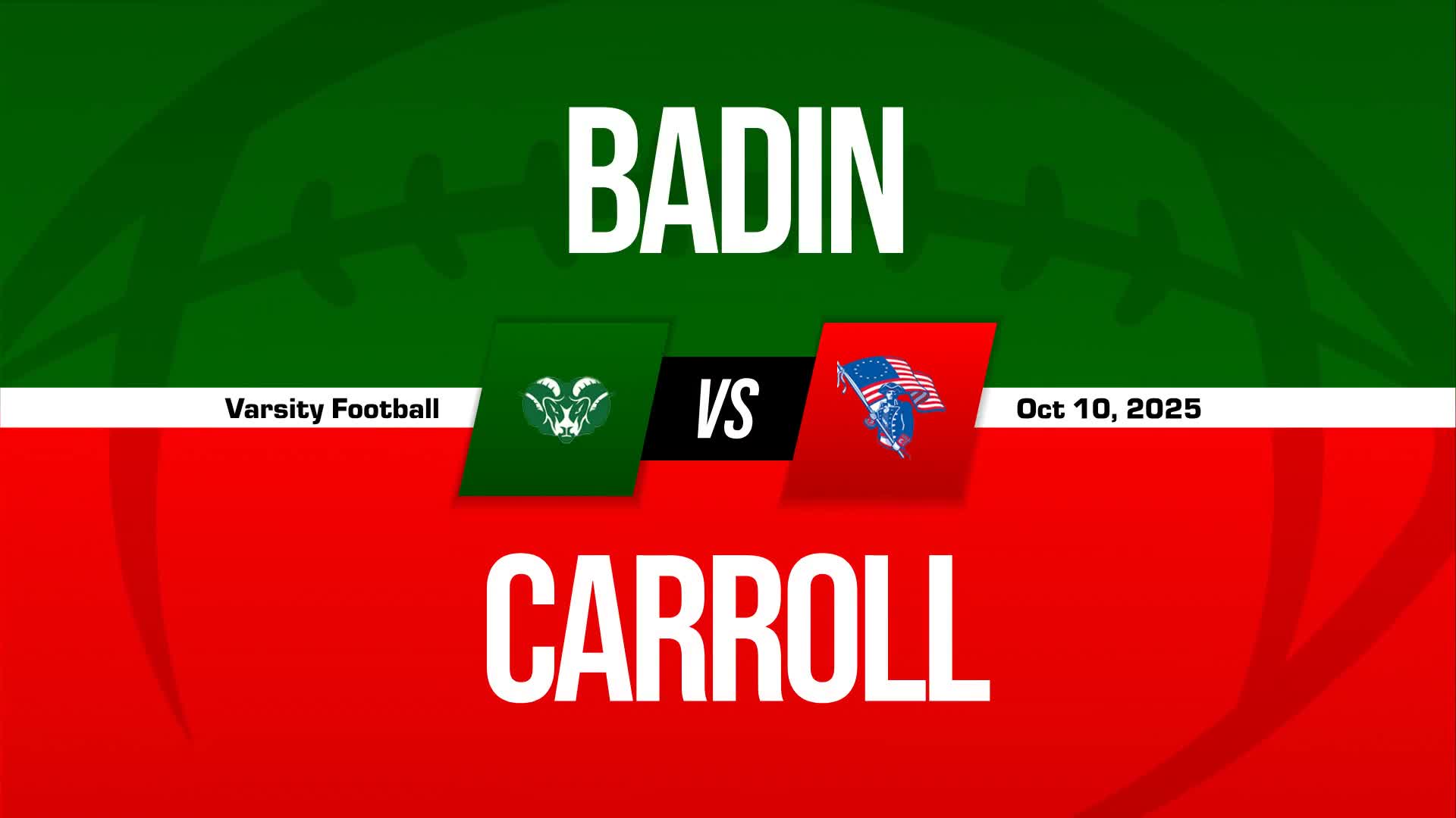 Football Recap: Badin Extends Winning Streak to Nine