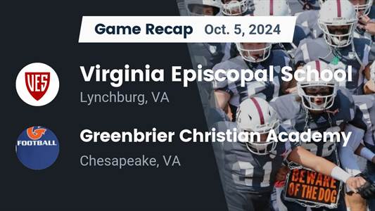 Football Recap: Greenbrier Christian Academy Skates Past Fishburne Military with Ease