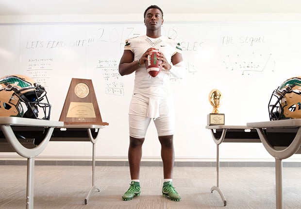 Quarterback Courtney Douglas