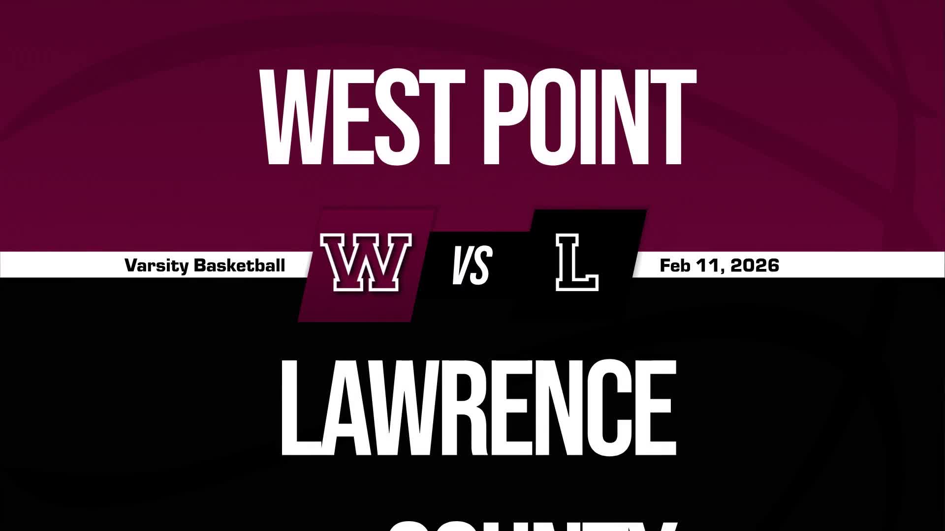 Basketball Recap: Lawrence County Beats West Point for Their Fif