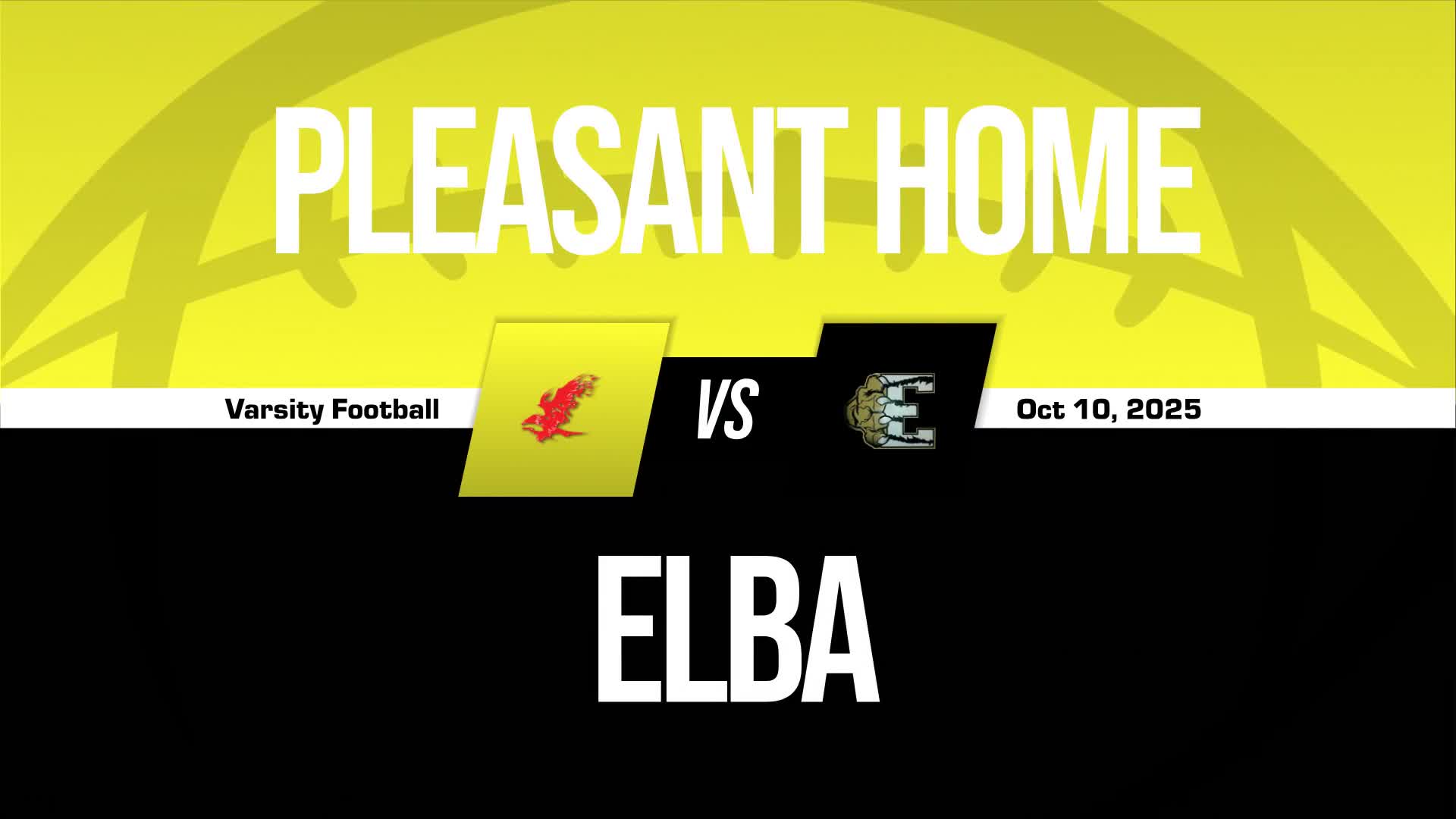 Football Game Preview: Pleasant Home Eagles vs. Georgiana Panthers + How To Watch