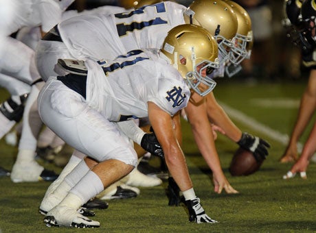 Notre Dame will seek to give St. John Bosco its first on-the-field loss this season.