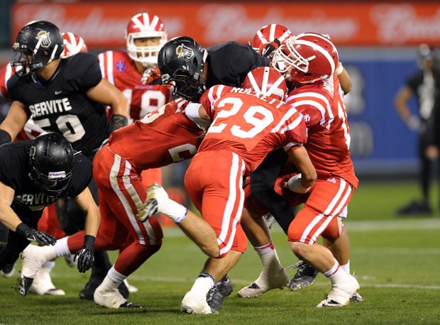 The Mater Dei defense will seek to hold Alemany at bay in a home playoff contest.