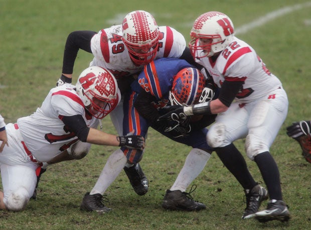 Homestead blasted its way to a 2008 state title in this photo, and will look to add to its legacy in the state title game this week.