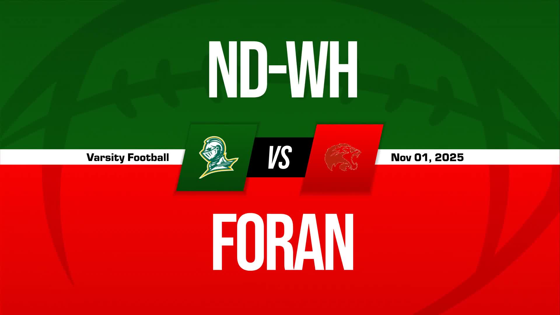 Football Game Preview: Foran Lions vs. Harding Presidents + Official Tickets
