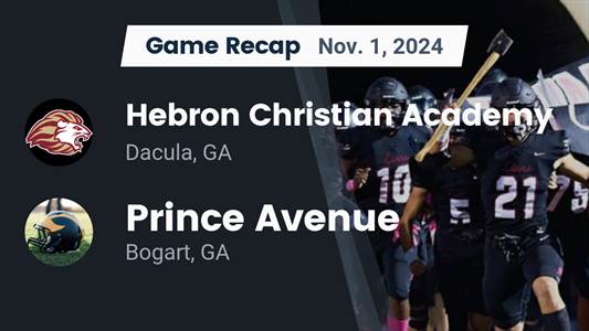 Football Recap: Prince Avenue Christian Finds Playoff Glory Vers