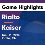Basketball Game Recap: Kaiser Cats vs. Rialto Knights