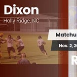 Football Game Recap: Dixon vs. Richlands