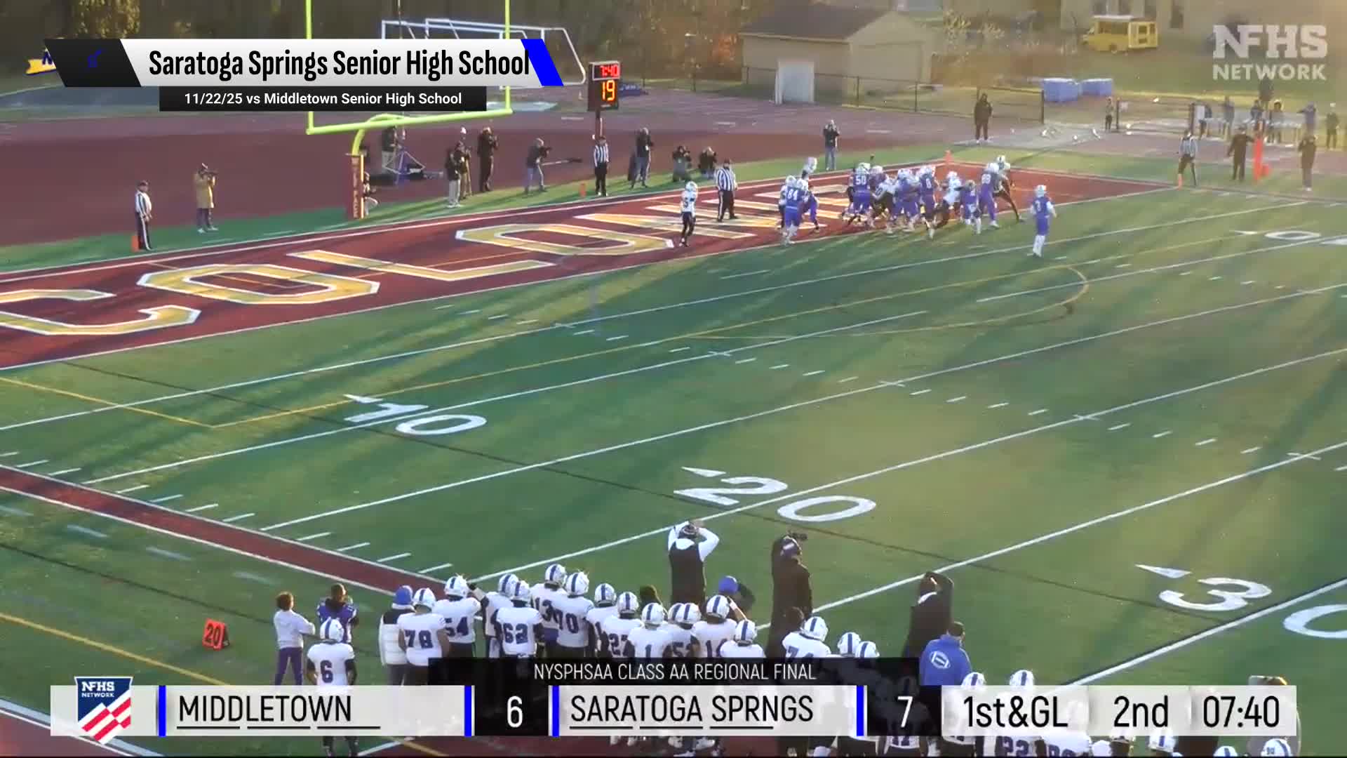 Football Recap: Saratoga Springs Takes Down Mamaroneck in a Playoff Battle + How To Watch