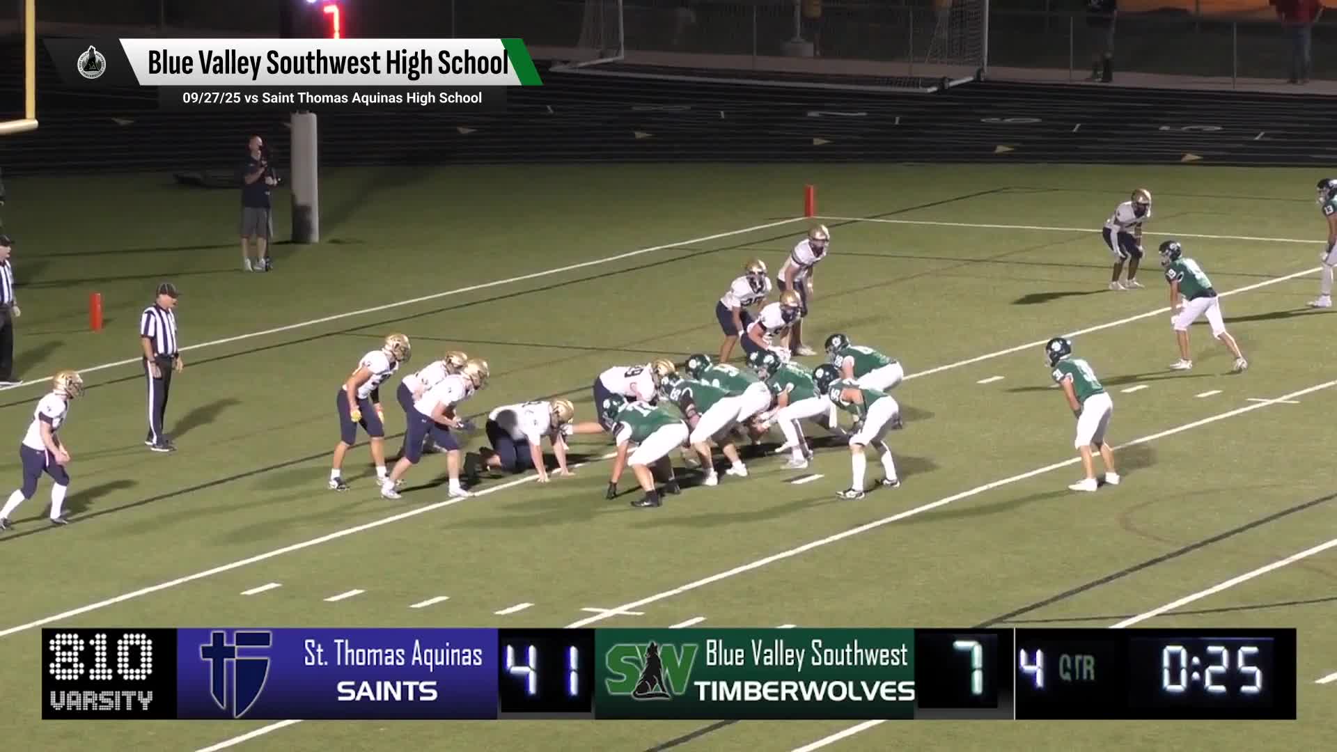 Football Recap: Aidan Ihm and  LJ Bowens Secure Win for Blue Valley Northwest + How To Watch