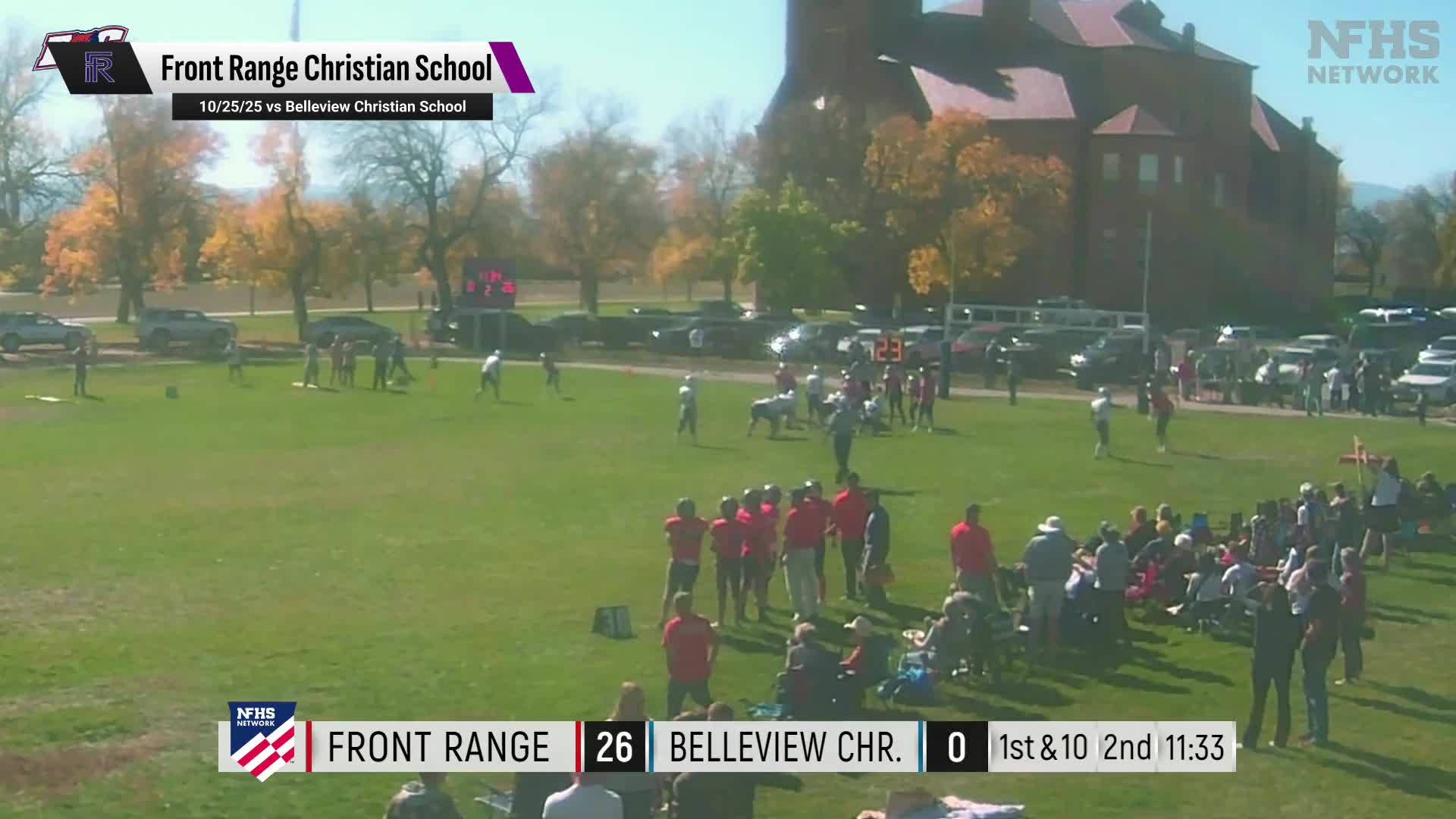 Football Recap: Front Range Christian Takes a Loss
