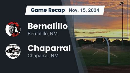 Football Recap: Bernalillo Comes Up Short
