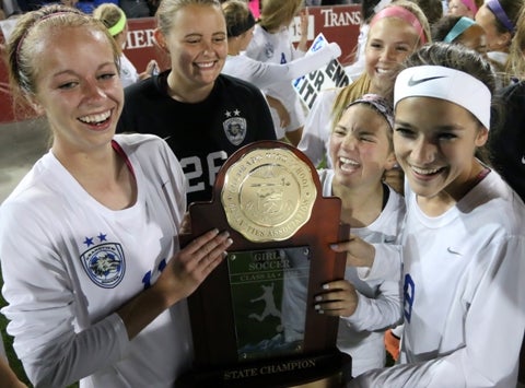 Grandview became the first Class 5A girls soccer team to repeat as state champions since Heritage in 1991-92. The Wolves' title capped a stellar school year in Colorado girls sports.