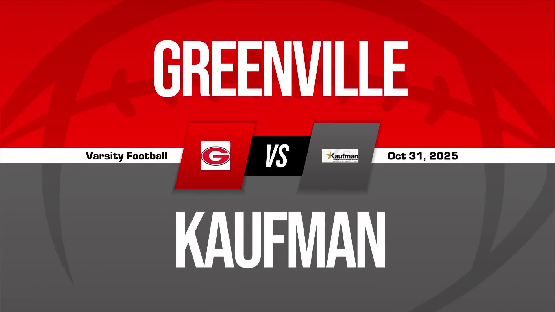 Football Game Preview: Greenville Lions vs. Crandall Pirates + How To Watch