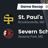 Football Recap: Lincoln Watkins and Daniel Growney Pace Severn School Defense