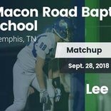 Football Game Recap: Macon Road Baptist vs. Lee Academy