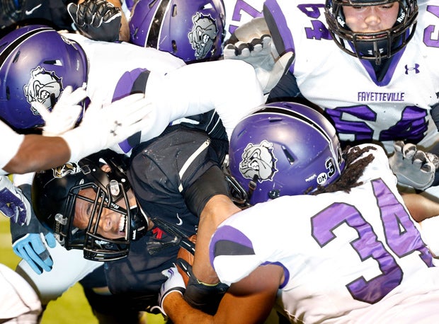 Fayetteville and Bentonville did battle on the field last year, and they're the top two teams in the state this year.