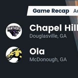 Football Game Recap: Woodland vs. Chapel Hill