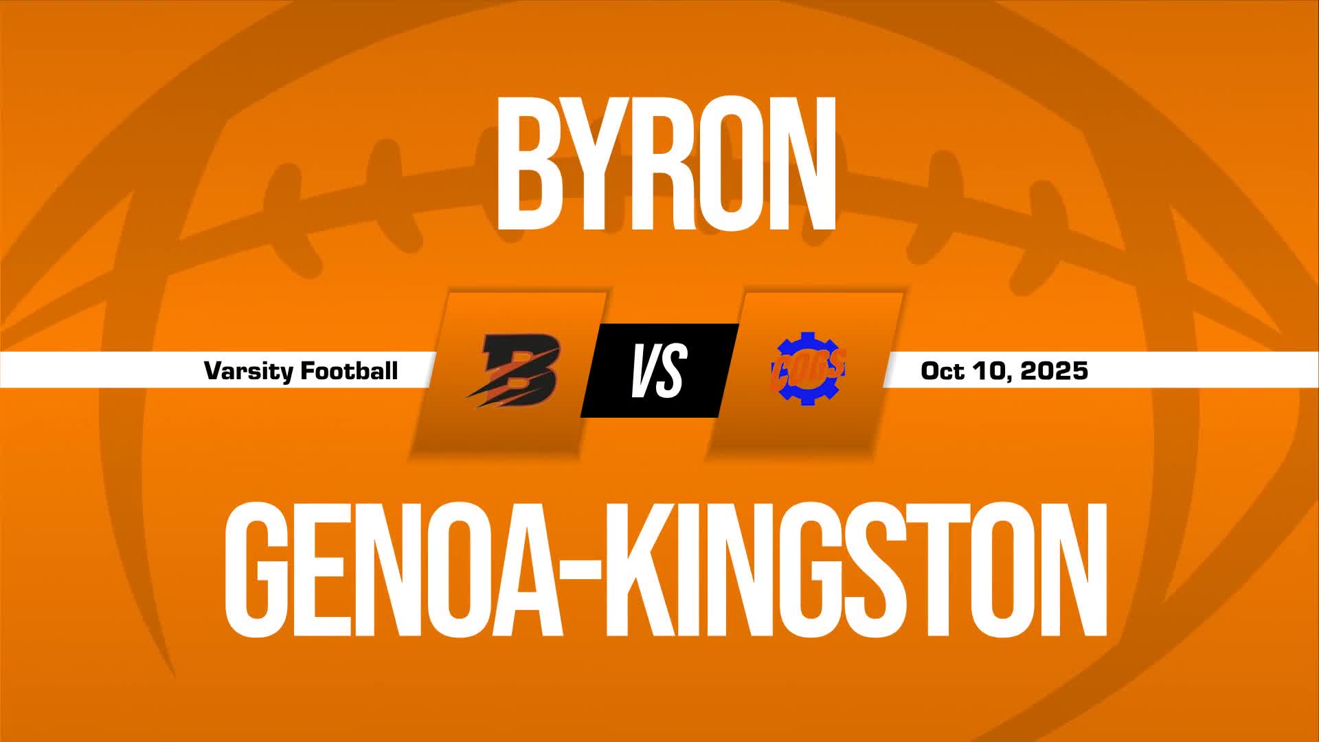 Football Game Preview: Byron Tigers vs. Lutheran Crusaders