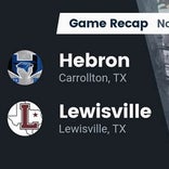 Hebron vs. Lewisville