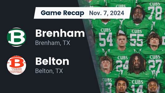 Football Game Preview: Brenham Cubs vs. Texas City Stingarees