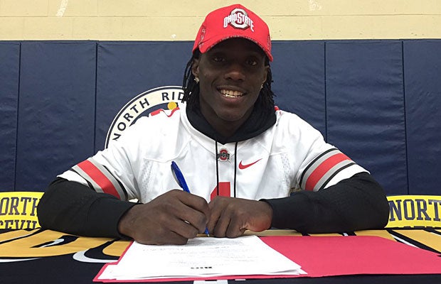 Athlete DeMario McCall of North Ridgeville (Ohio) signed with Ohio State.