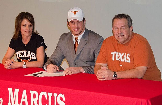 Andrew Fitzgerald of Marcus (Flower Mound, Texas) added to a surprisingly stacked University of Texas class.