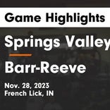 Springs Valley vs. Barr-Reeve