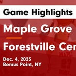 Maple Grove vs. Pine Valley Central