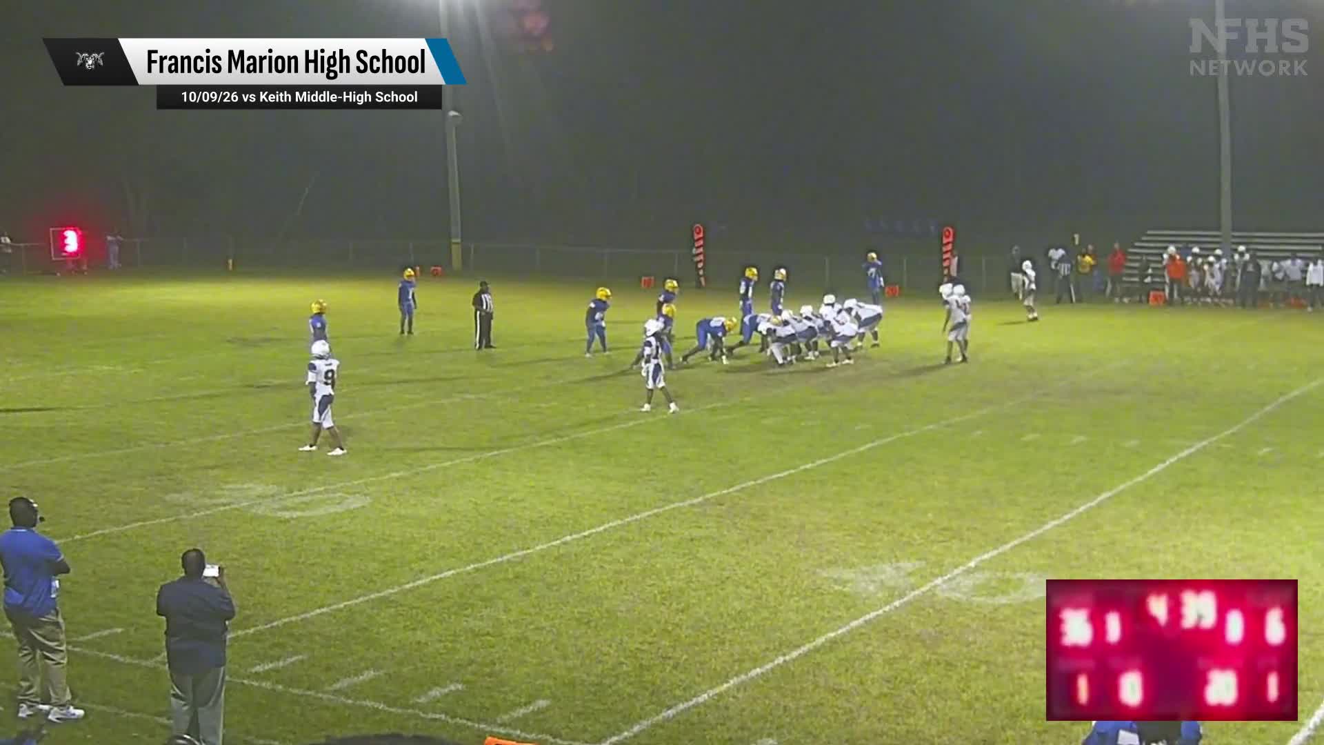Adbb Scoring Football Recap: Tough Loss for Marion