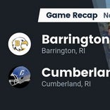 Football Game Recap: Barrington Eagles vs. Cumberland Clippers