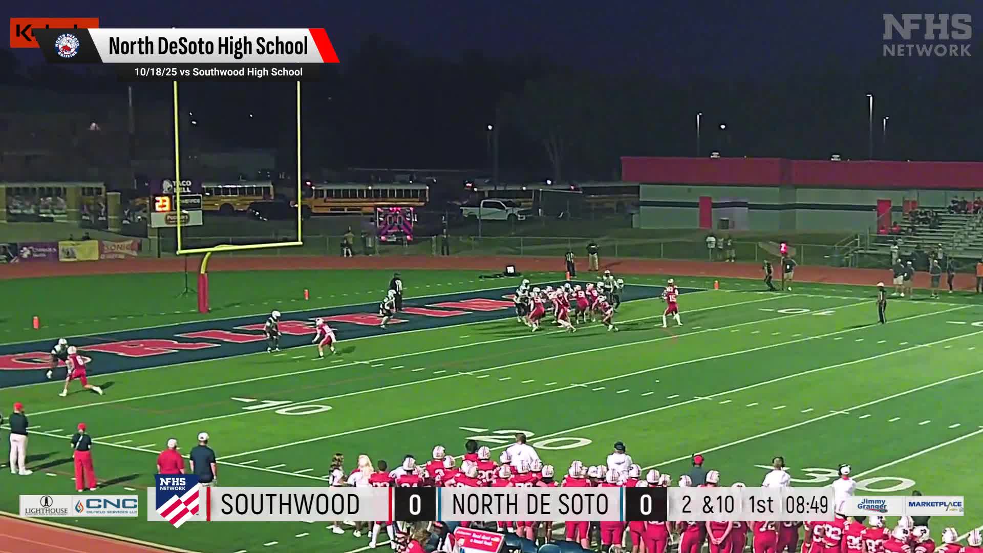Football Recap: North Desoto's Win on Friday Extends Winning Streak to Nine