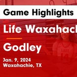 Life Waxahachie takes loss despite strong  efforts from  Kayla Abney and  Melody Sherpell