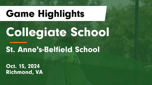 Soccer Game Preview: St. Anne's-Belfield vs. Cape Henry Collegia