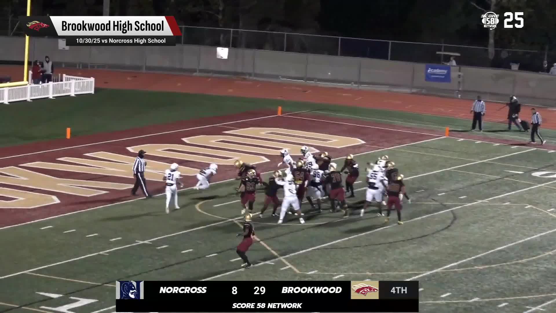 Football Recap: Archer Falls Short of Brookwood in the Playoffs + How To Watch