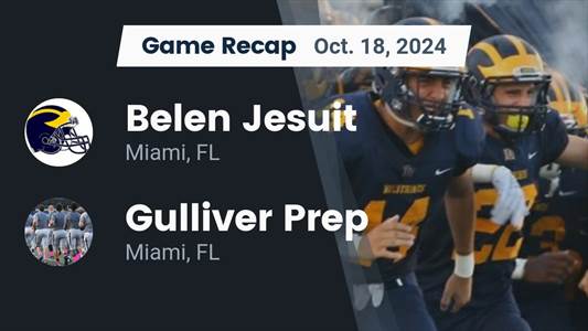 Football Recap: Gulliver Prep Extends Winning Streak to Three