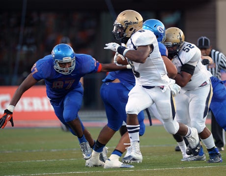 Despite all eyes and attention on Dorian O'Daniel, the Good Counsel back still ran for 130 yards and all three of his team's touchdowns Friday.